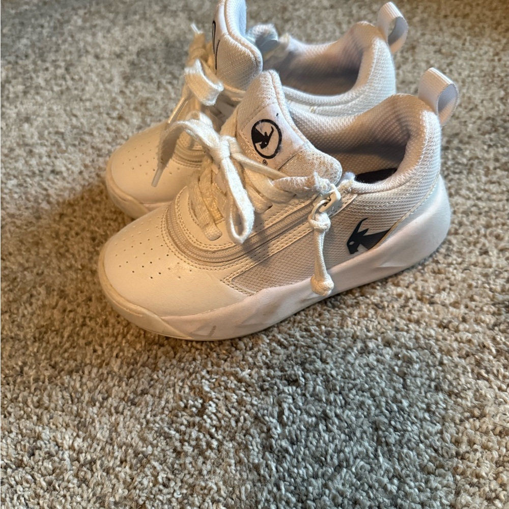 Kids' Billy Shoes White Sneakers with Logo